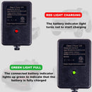 Kid-Friendly 12V Battery Charger for Electric Cars - Overload Protection Certified