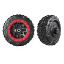 Set of 2 - 25CM/9.8'' PU Solid EVA Foam Wheels for Power Wheels, 1.2CM/0.47in