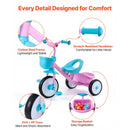 Adjustable Seat Toddler Tricycle with Storage Basket for Ages 2 to 5