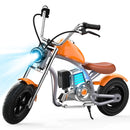 UL Approved Electric Mini Chopper Motorcycle for Kids 5-8 Years, 160W, 3 Speed