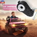 24V RS555 High-Speed Motor Gearbox Set for Ride-On Toys - 40000RPM (2 Pack)
