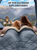 Cordless Heated Poncho Blanket for On-the-Go Comfort