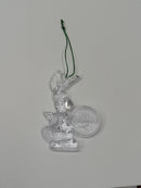 Energizer Bunny Collection of 20 Vintage 1992 Clear Plastic Evergreen Ornaments