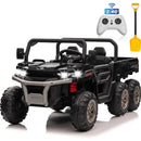 24V 2-Seater Kids Off-Road Dump Truck Ride-On Toy with Parental Remote Control