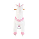 Battery-Free Ride-On Unicorn for Kids with Enhanced Comfort and Smooth Rolling Wheels, Supports up to 176 lbs