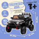 Kids 24V Electric Ride-On Car with 400W Power, Remote Control, Music, and LED Lights, White