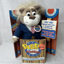 1999 Mattel Bubba for President Interactive Plush Bear Toy in Original Box