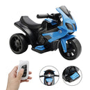 6V Electric 3-Wheel Ride-On Motorcycle for Kids with Remote Control and LED Lights