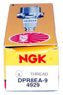 NGK DPR8EA-9 Resistor Spark Plug for Yamaha RAPTOR 660 (2001-2005)
