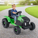 Kids' 24V Electric Tractor with Removable Trailer, Remote Control, and Music
