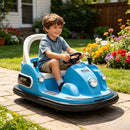 12V Electric Bumper Car for Kids with Parental Remote, 360 Spin, Bluetooth Lights & Safety Features