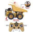 2 Piece Friction-Powered Remote Control Construction Vehicle Set