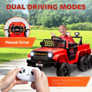 12V 4x4 Electric Ride-On Truck with Trailer and Switchable 2WD/4WD for Kids