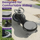 Wiggle and Twist Black Ride-On Car for Kids Ages 3+