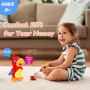 Interactive 8-Inch Plush Talking Parrot Toy for Kids