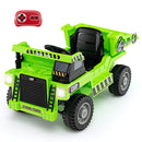 Children's Ride-On Dump Truck with Bluetooth Music, LED Lights, and Smooth Start
