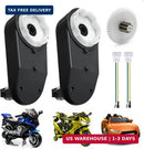 ZChiMiao Dual Pack RS390 6V 18000RPM Mini DC Gear Motor in Black