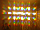 Set of 5 Neon Green Prism Glasses for Rainbow Effects and Camera Fun