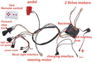 12V Electric Car DIY Wiring and Switch Modification Kit with 2.4G Bluetooth