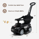 OLAKIDS 4-in-1 Push Car for Toddlers with Stroller, Sliding Feature, Horn, and Music