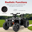 12V Electric Ride-On ATV for Kids - Blue 4-Wheeler Quad Car Toy