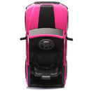 Pink 12V Remote Control Ride-On Car for Kids Ages 3-6 with 4-Wheel Shock Absorption
