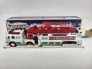 2000 Hess Fire Truck with Extendable Ladder and Lights in Original Packaging