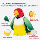 Interactive Talking Parrot - Mimics Speech with Moving Mouth and Wings