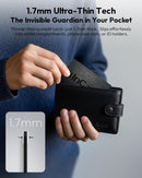 Smart Wallet Tracker Card Compatible with Apple Find My & Google Find Hub, 5-Year Battery Life, IP68 Waterproof
