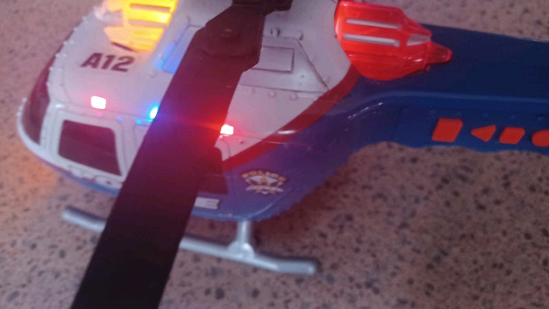 Working State Road Rippers Rush and Rescue Helicopter Toy with Batteries Included