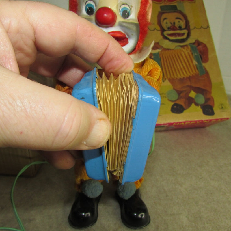 Battery Operated Magic Face Clown Toy with Happy and Sad Expressions in Original Box from Japan