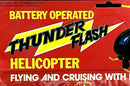 Vintage Thunder Flash Battery-Powered Helicopter - Rare Find in Original Packaging