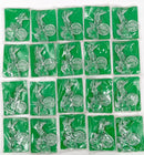 Energizer Bunny Collection of 20 Vintage 1992 Clear Plastic Evergreen Ornaments