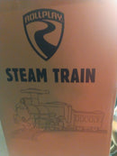 ROLLPLAY Steam Train Ride-On Toy with Tracks for Ages 2-5, 6V, 45lb Weight Capacity