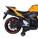12V Electric Motorcycle for Kids Ages 3-6 with Training Wheels