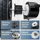 24V RS555 40000RPM High-Speed Drive Motor Gearbox Set for Power Wheels