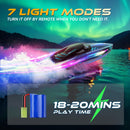 Calo High-Speed RC Boat for Kids and Adults, 25KMH