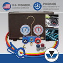 Mastercool Professional R134a Dual Manifold Gauge Kit