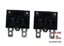 LinkePow 2-Pack 13A Auto-Reset Relay Thermal Switch Circuit Breaker