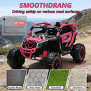 24V Dual-Seater Electric UTV for Kids with Remote Control, LED Lights, and Music
