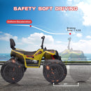 24V Electric Ride-On 4WD Off-Road ATV Quad 4-Wheeler Toy Vehicle