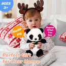 Interactive Talking Panda: Nodding Animated Toy That Repeats Your Words