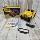 Retro Yellow Battery-Operated Fancy Buggy Kit with Unused Stickers