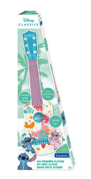 Lexibook Disney Stitch Children's First Guitar, 6 Nylon Strings, 53 cm / 2 in 1