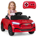 Ford Mach E Electric Ride-On Car with Parental Control, LED Lights, Horn, and Music