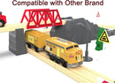 Kids' Electric Train Set with Realistic Sounds and Lights