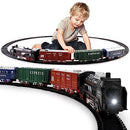 Illuminated Train Tracks Set for Kids' Holiday Railway Adventure