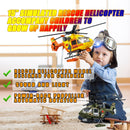 Interactive Rescue Helicopter Toy with Lights and Sounds for Toddlers