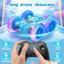 360° Glowing Wheel Remote Control Car with Body Lights and 4WD 2.4GHz