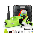12V Hydraulic Car Jack Kit - 5 Ton Capacity with Adjustable Lifting Range 6.1-20.86 inches